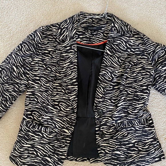 Zebra pattern blazer - Picture 2 of 4